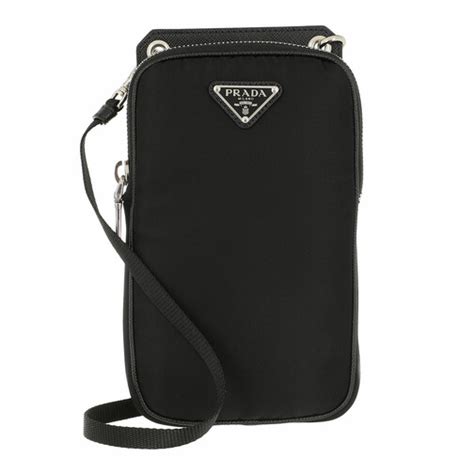 prada cellphone bag|Prada nylon phone bag.